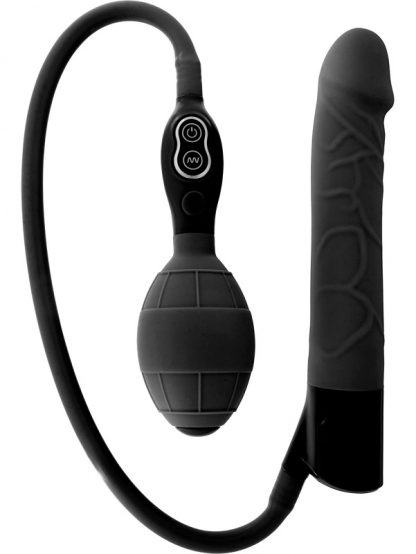 SevenCreations: Inflatable Vibrator, svart