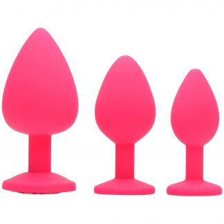 Frisky Pink Pleasure Analplugg Set