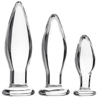 Sinful BumBum Analpluggar i Glas Set