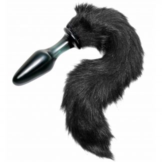 Tailz Midnight Fox Tail Glas Analplugg