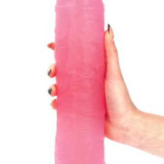 Cesare Dildo Transparent Pink 32 cm