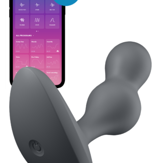 Deep Diver Plug Vibrator with App - Grå