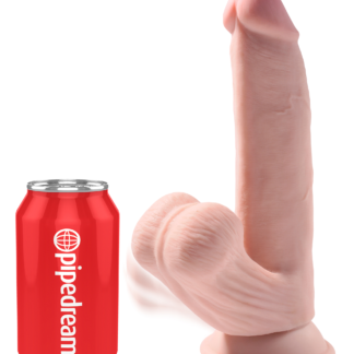 King Cock 20cm - Triple Density with Swinging Balls