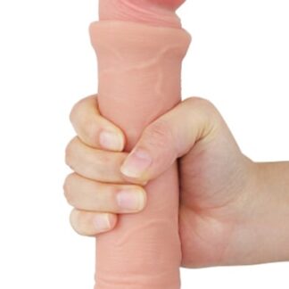 Lovetoy Sliding Skin Dual Layer Dildo 20 cm