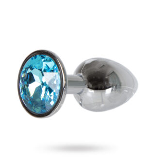 METAL PLUG SMALL - SILVER/BLUE
