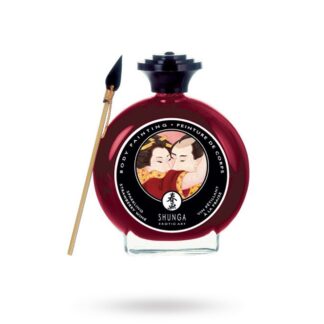 Sparkling Wine & Strawberry Body Painting