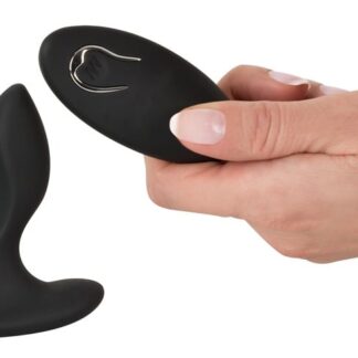 Vibrating Expander Butt Plug - Black