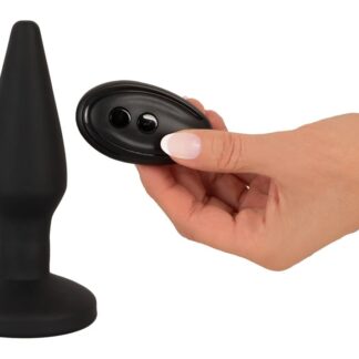 Vibrating Inflatable Plug with Remote Controller