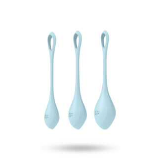 Yoni Power 2 Balls Training Set - Ljusblå