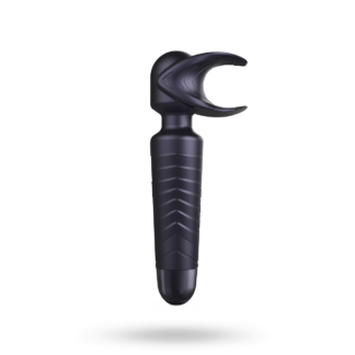 MAN.WAND BLACK PLUM RECHARGEABLE MASTURBATOR