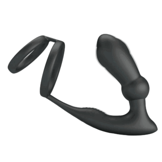 Emoni Cock Ring With Butt Plug