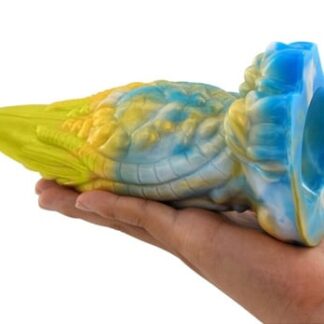 Rhegax Dildo Gold-Blue 20 cm
