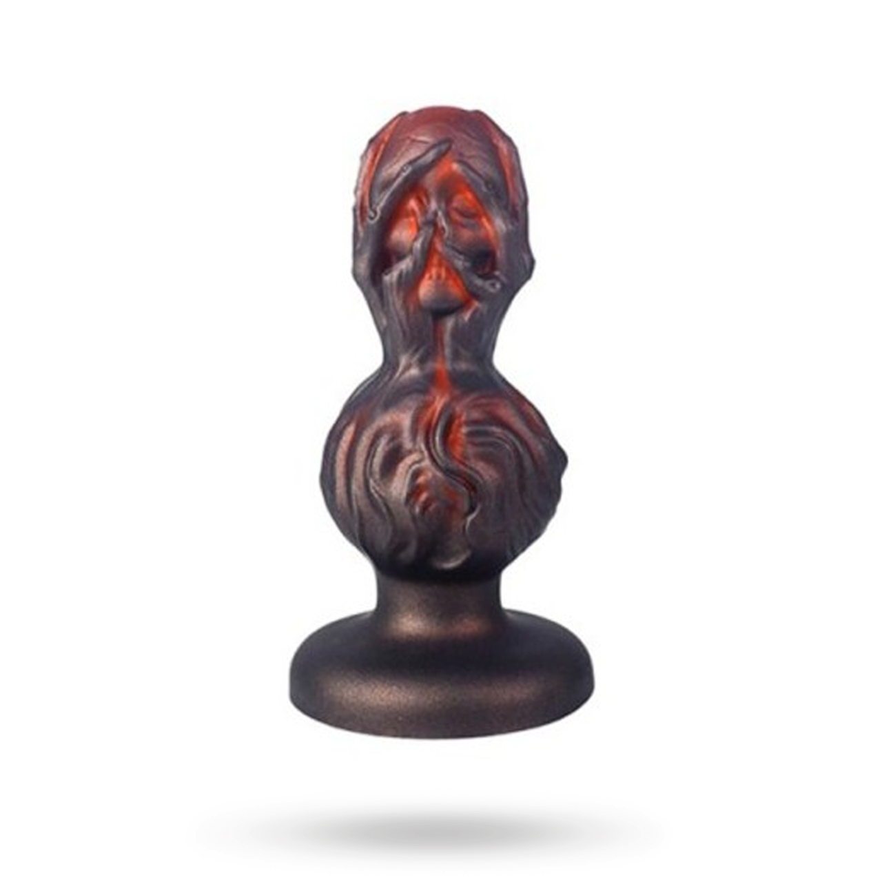 Skullis XL Plug Red/Black 20,5 cm