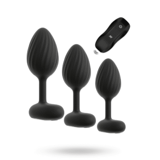 RC Butt Plug Set with Vibration