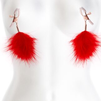 BOUND NIPPLE CLAMPS - RED