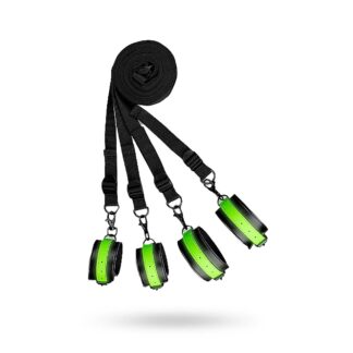 Bed Bindings Restraint Kit - Glow in the Dark