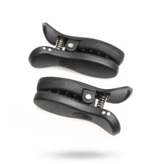 Dark Grip - Vibrating Nipple Clamps - Black