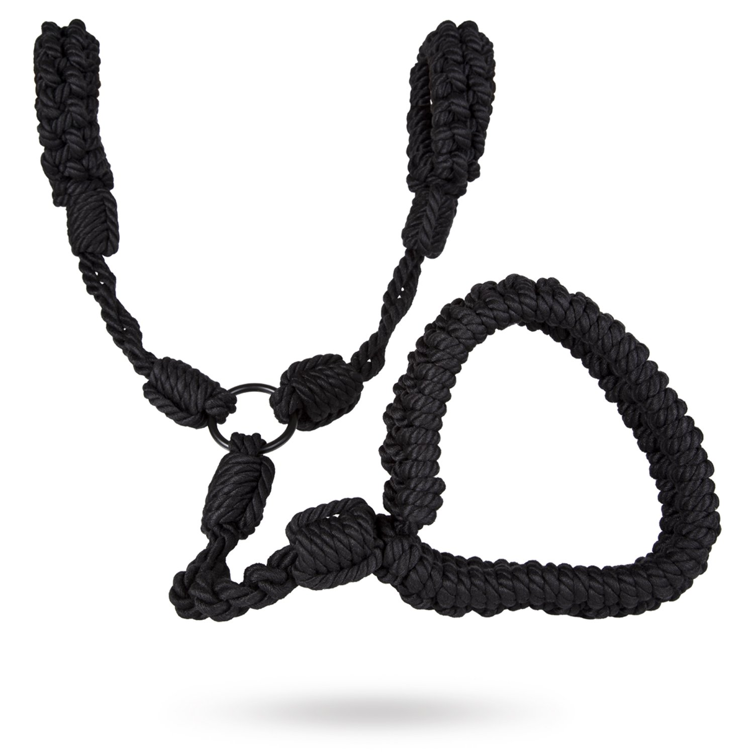 HANDFLÄTAT SHIBARI REP - HALSBAND OCH HANDBOJOR