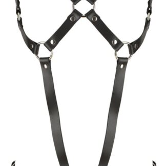 Läder Harness med Kedjor S-L