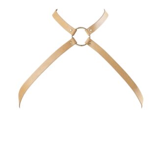 Maze Cross Chest Harness - Brown