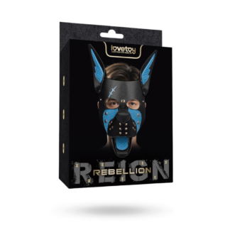 Rebellion Reign Scarred Alpha Pup Mask Blue