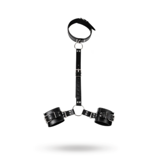 BDSM Collar & Wrist Restraints