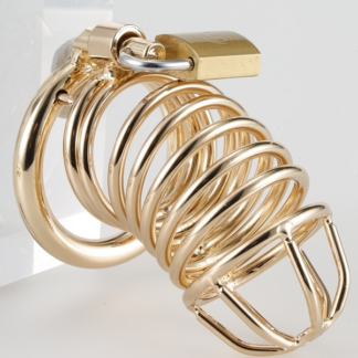 Golden Bird Chastity Cage