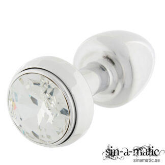 Diogol - Vibrating Metal Buttplug, silver