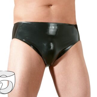 Latex Briefs Med Anal Dildo