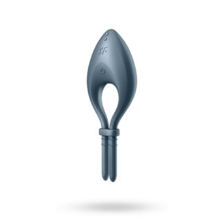 SATISFYER BULLSEYE COCKRING VIBRATOR - Mörkblå