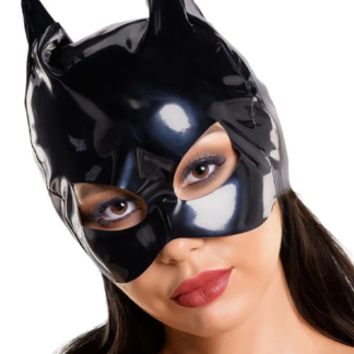 Ann Wetlook Cat Mask Black