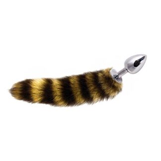 Buttplug med svans - Raccoon