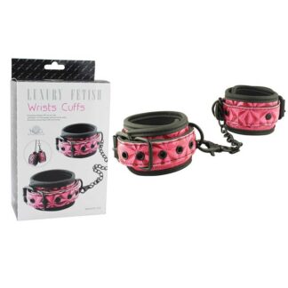 Luxury Fetish - Wrist Cuffs, pink