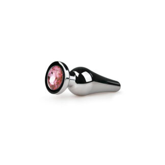 Metal Butt Plug No. 11 Silver Pink