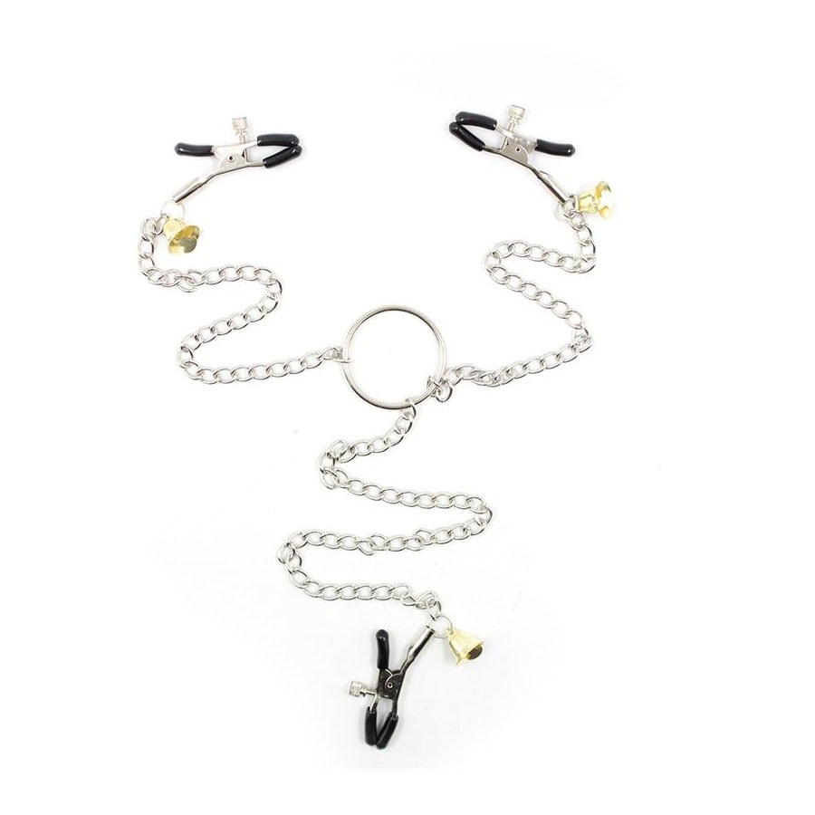Nipple & Clit Clamps - Metal Chain