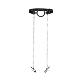 OUCH! O-Ring With Nipple Clamps