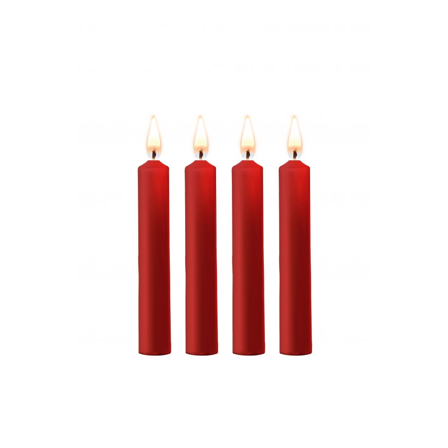 Teasing Wax Candle - red
