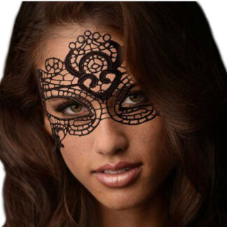 The Enchanted Black Lace Mask