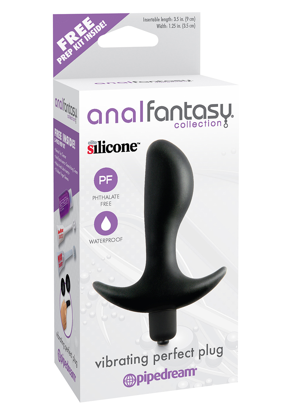 AFC-VIBRATING PERFECT PLUG BLACK