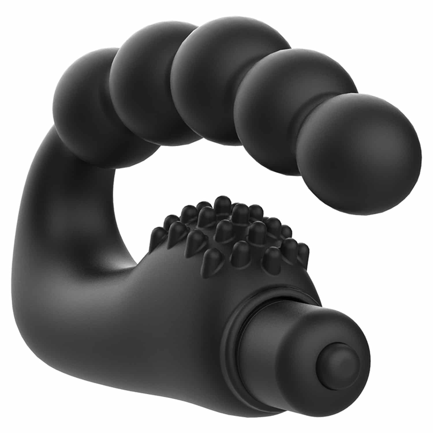 Addicted Toys - Prostata & Analvibrator 11 x 6,3 cm - Svart
