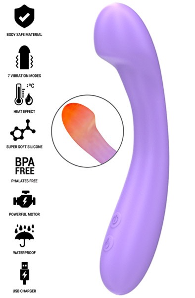 Becky Vibrator Heatable 7 Vibrations