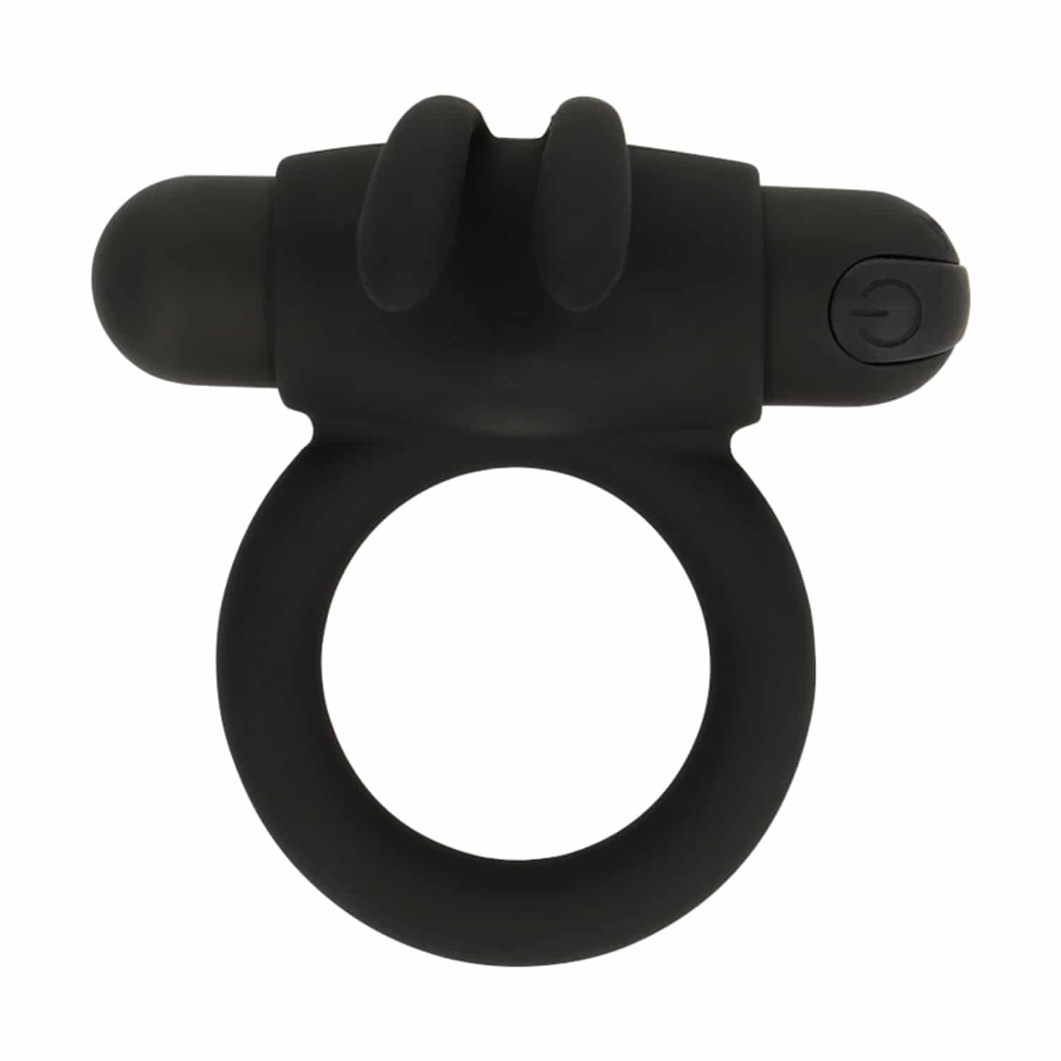 Black - Agron Penisring 2.0 med vibrator - Svart
