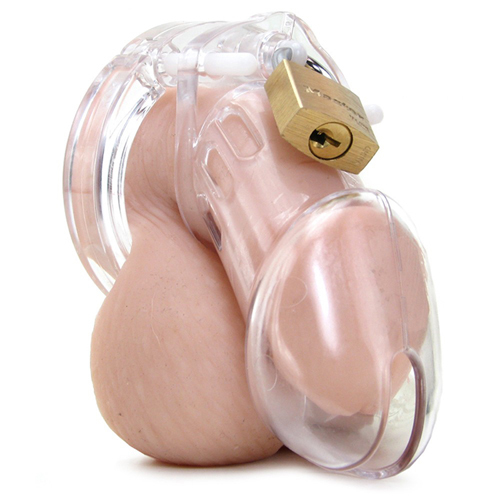 CB-6000 Chastity Cage - Clear - 37 mm
