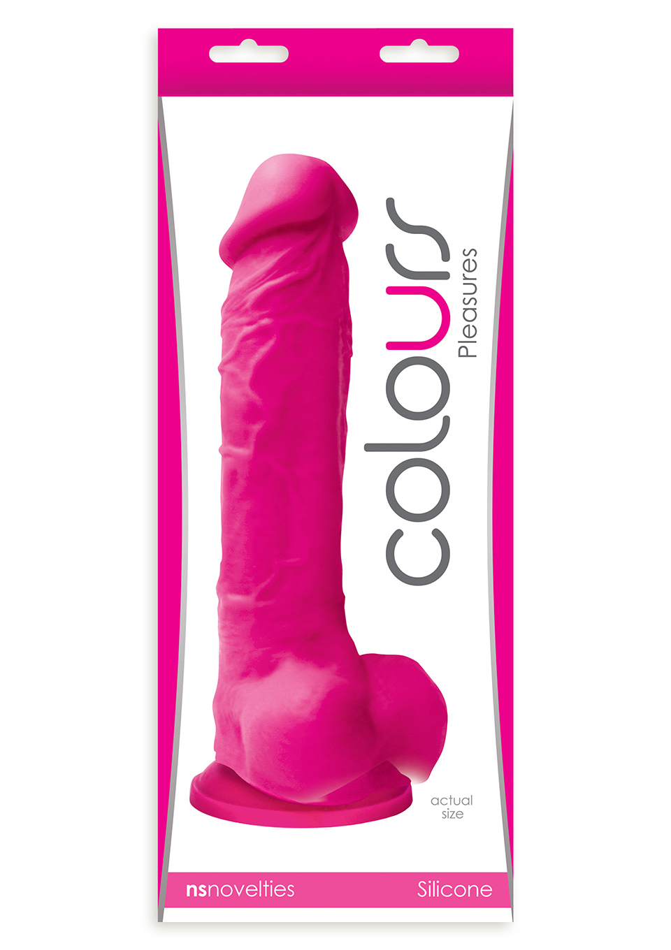 COLOURS PLEASURES LARGE PINK - DILDO 25CM