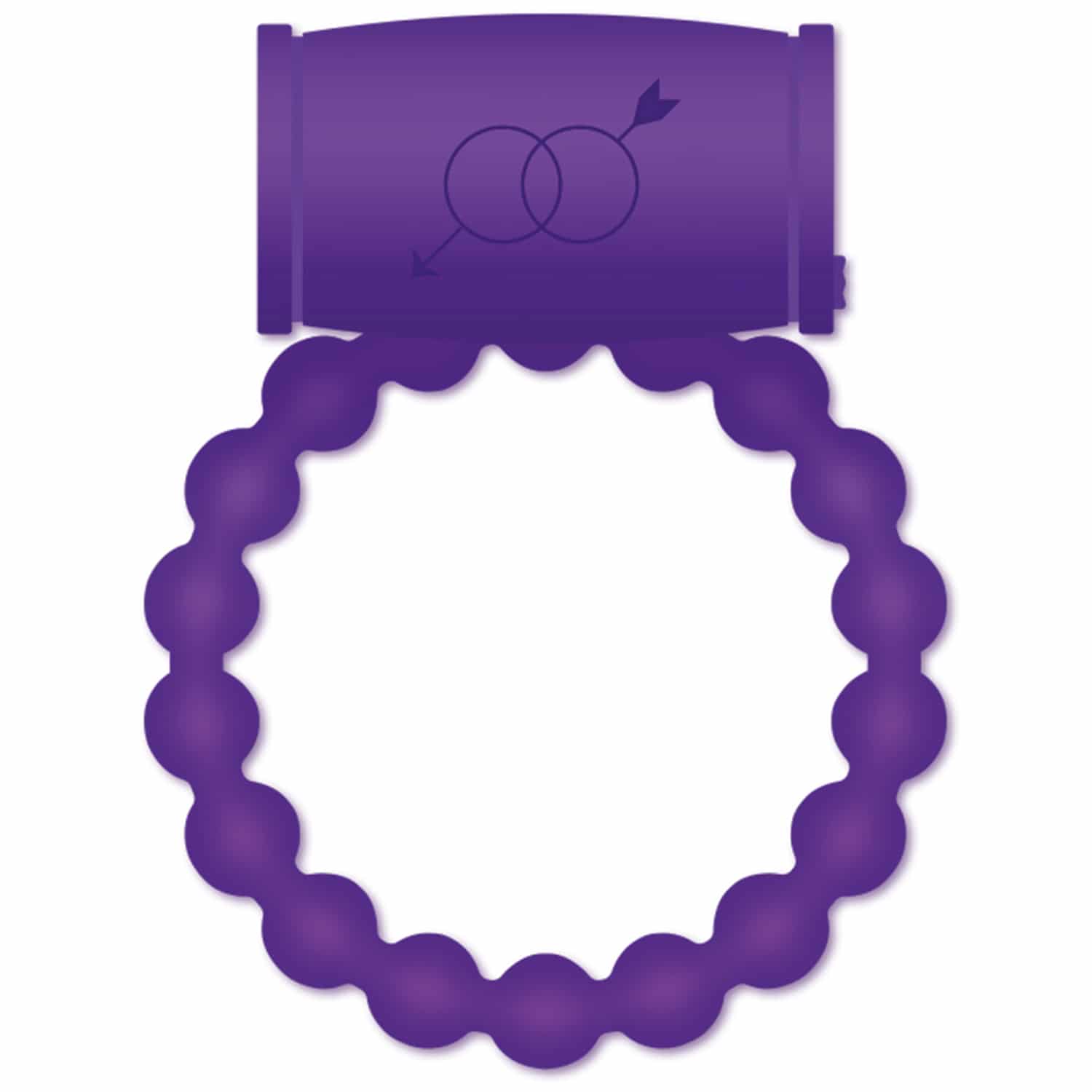 Casual Love - Penisring med Vibrator - Lila