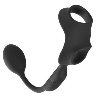 Cock Ring With RC Butt Plug