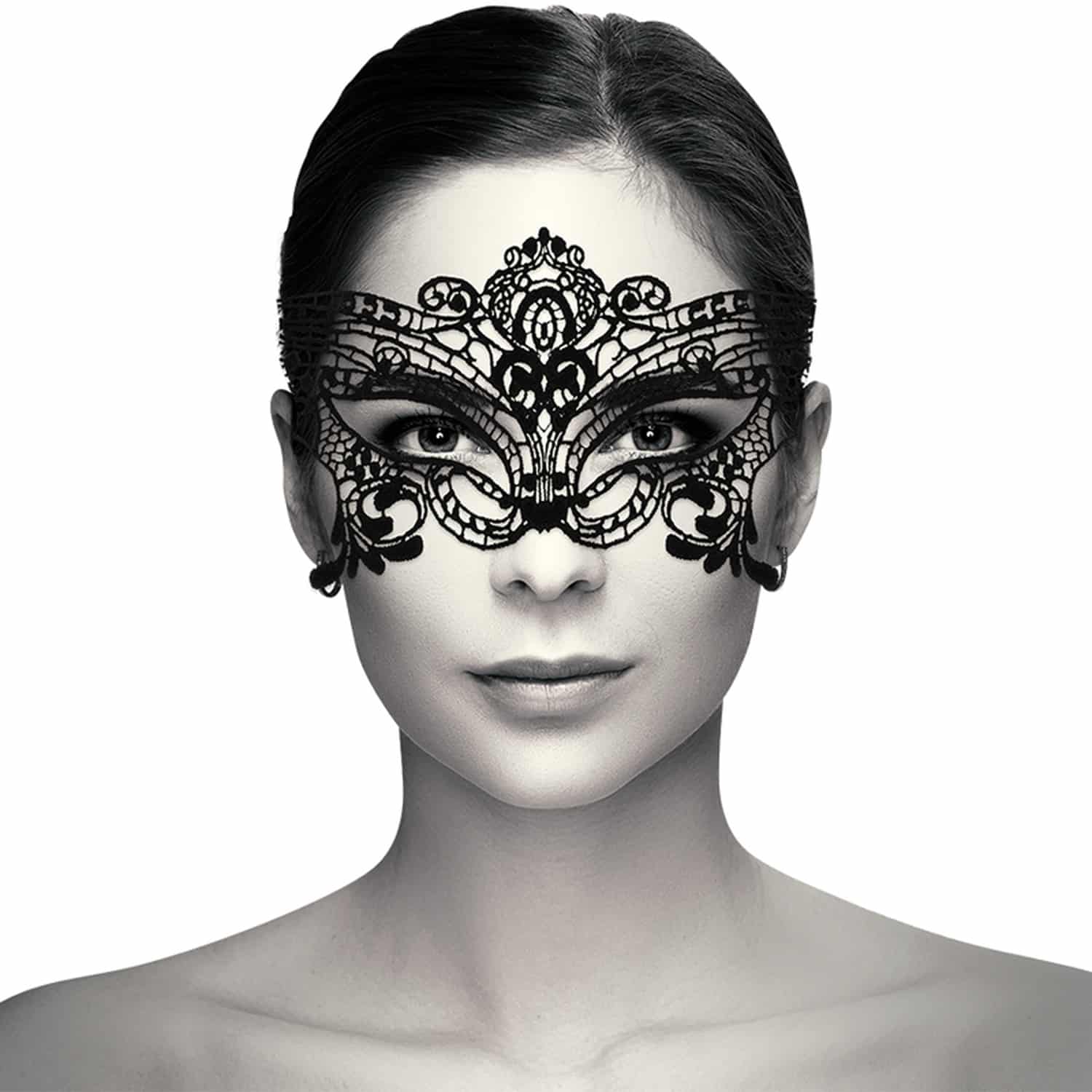 Coquette Accessories - Chic Desire Bred Fjärils Spetsögonmask - Svart