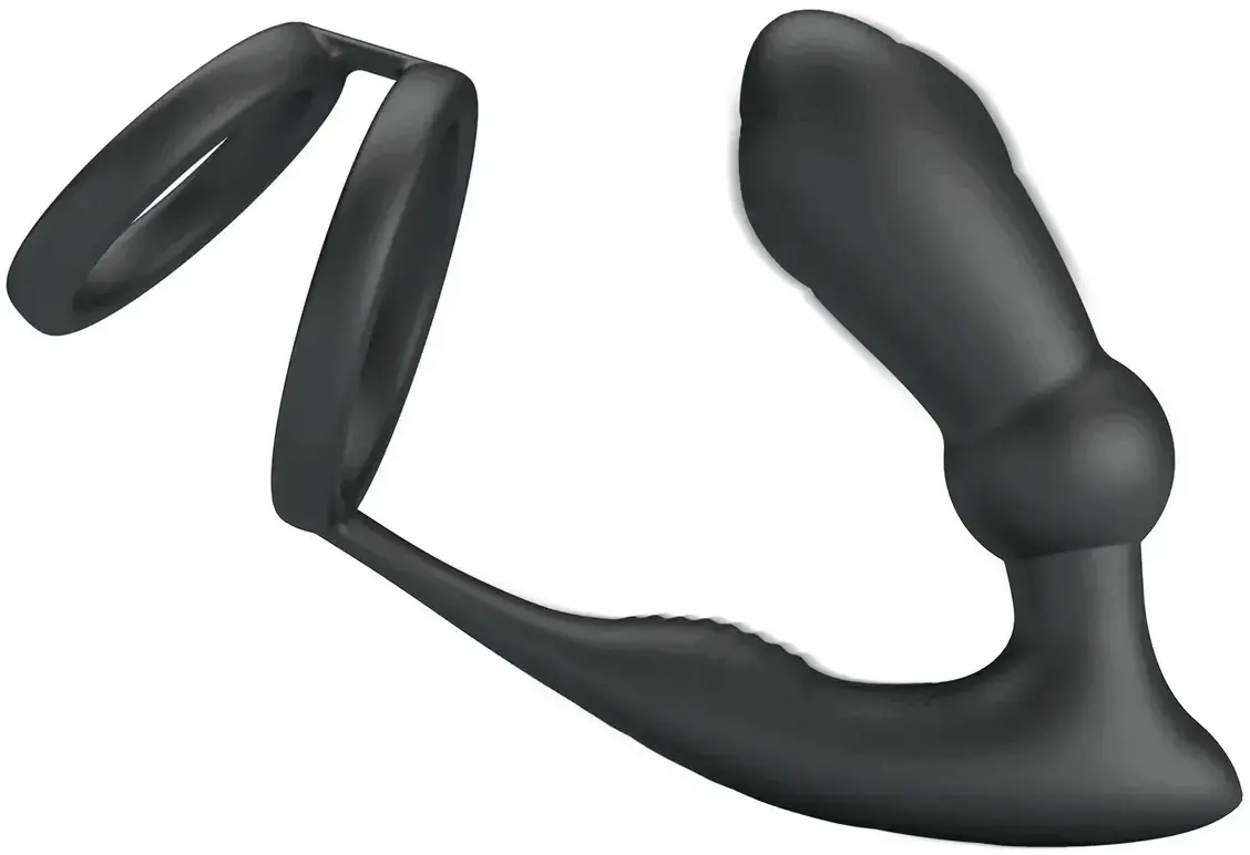 Emoni Cock Ring With Butt Plug