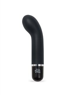 Fifty Shades Of Grey Mini Silicone G-Spot Vibrator Black