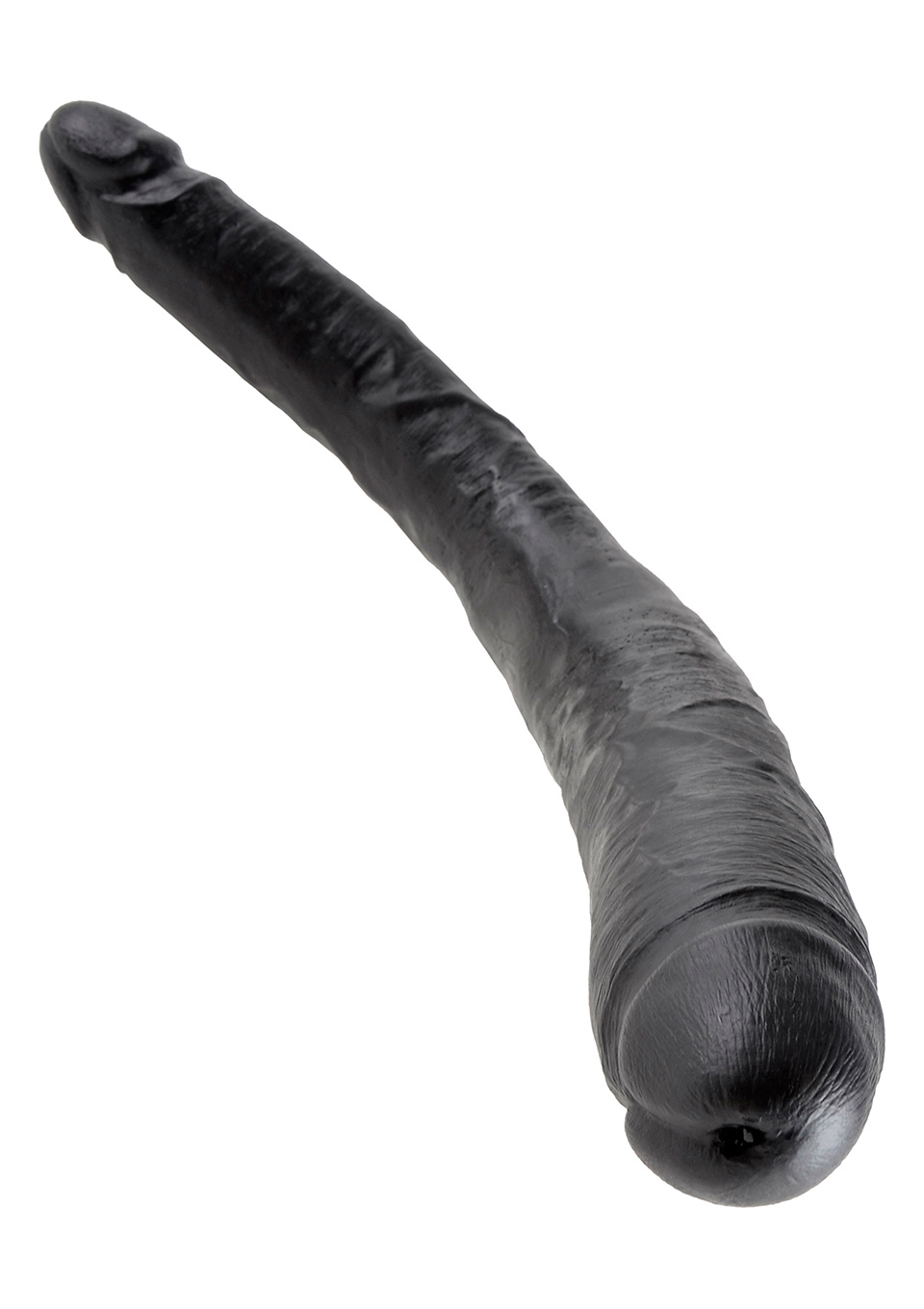 KING COCK 16 INCH TAPERED DOUBLE BLACK